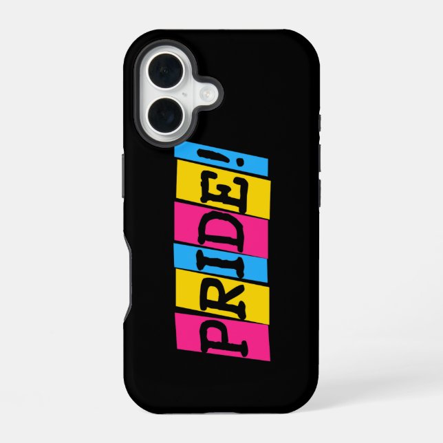 Pansexuality Pride text Uncommon iPhone Case (Back)