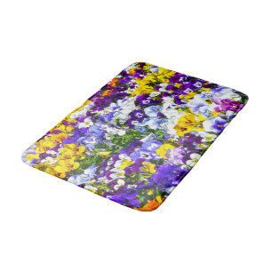 Pansies Bath Mat