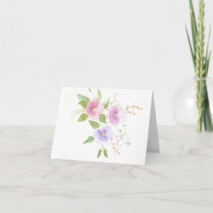 Pansies Card