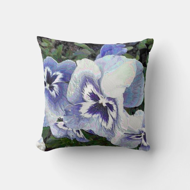 PANSIES CUSHION (Front)