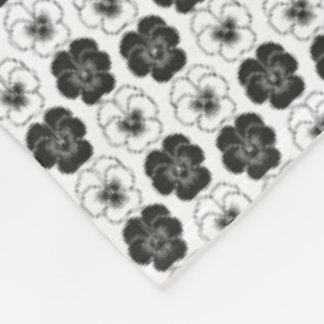 Pansies Fleece Blanket