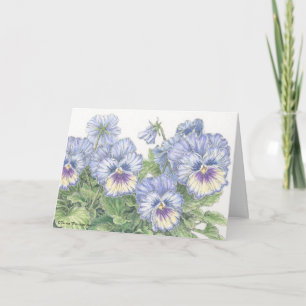 Pansies Greeting Card