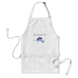 Pansies in Wheelbarrow Adult or Child Apron 3 Opt.
