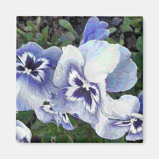 PANSIES MAGNET (Front)