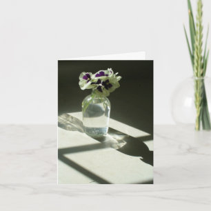 Pansies notecard