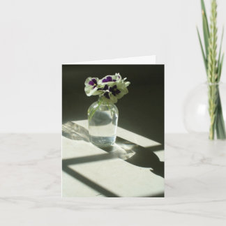 Pansies notecard