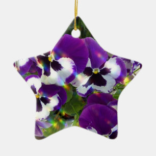 Pansies Ornament