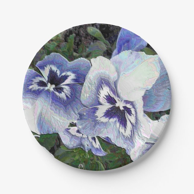 PANSIES PAPER PLATE (Front)