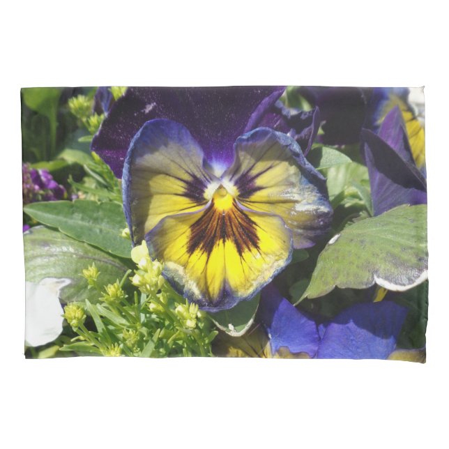 PANSIES! PILLOWCASE (Front-Left)