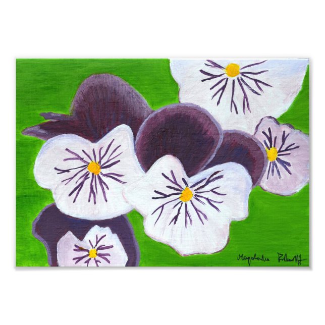 Pansies print (Front)