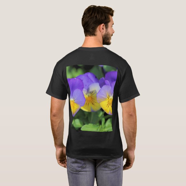 Pansies T-Shirt (Back Full)