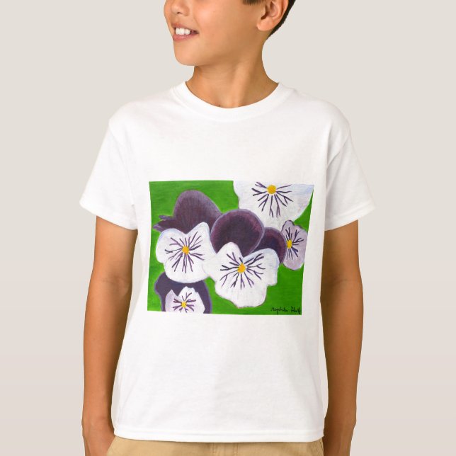 Pansies T-Shirt (Front)