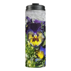 PANSIES! THERMAL TUMBLER