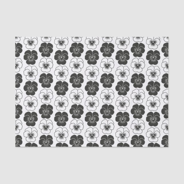 Pansies Tissue Paper (Front)