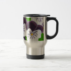 Pansies Travel Mug