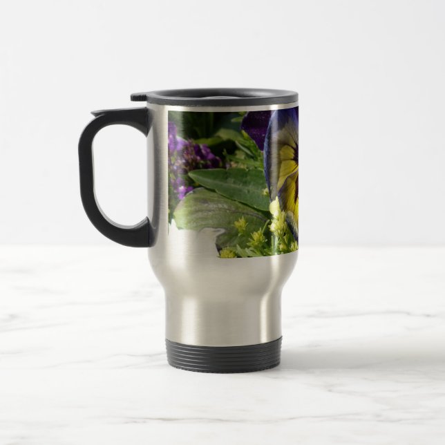 PANSIES! TRAVEL MUG (Left)
