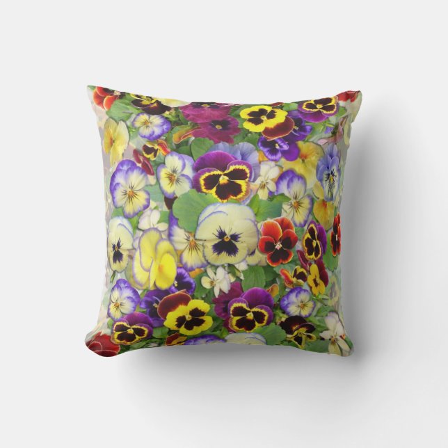 Pansiey Cascade Cushion (Front)