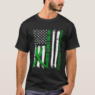Panspandas Awareness Us Flag No One Fight Alone T-Shirt