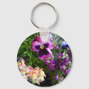 Pansy and Friends keychain
