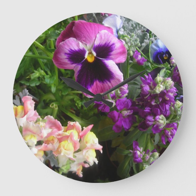 Pansy And Friends Wall Clock (Front)