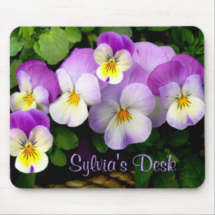 PANSY BASKET MOUSE MAT