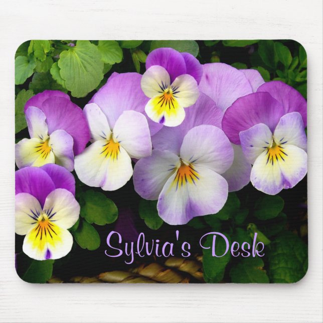 PANSY BASKET MOUSE MAT (Front)