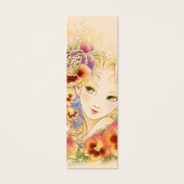 Pansy Bookmark (Front)