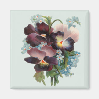 Pansy Bouquet Magnet