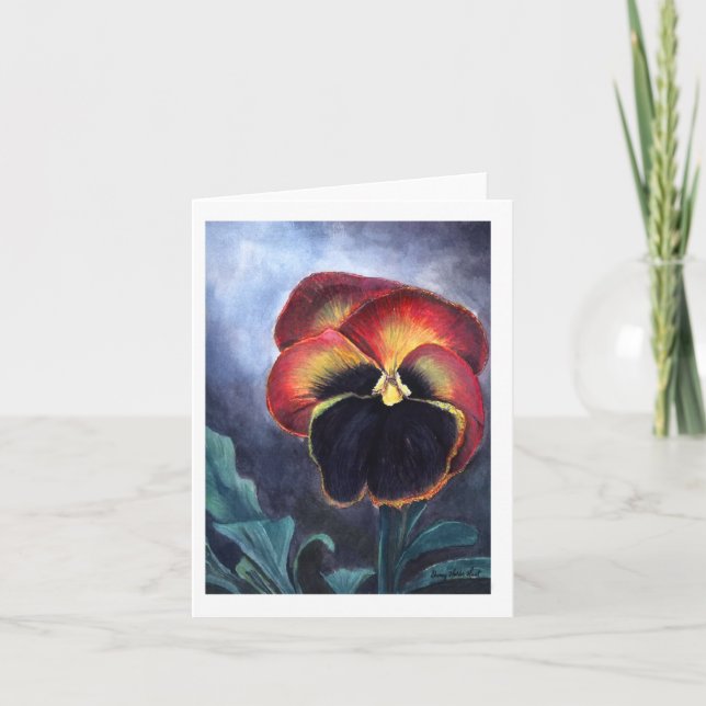 Pansy card (Front)