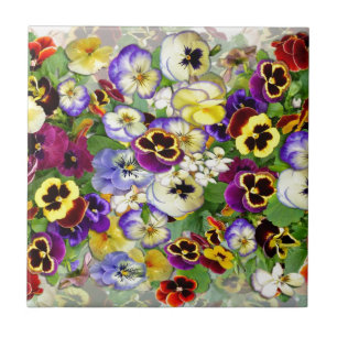 Pansy Cascade Tile