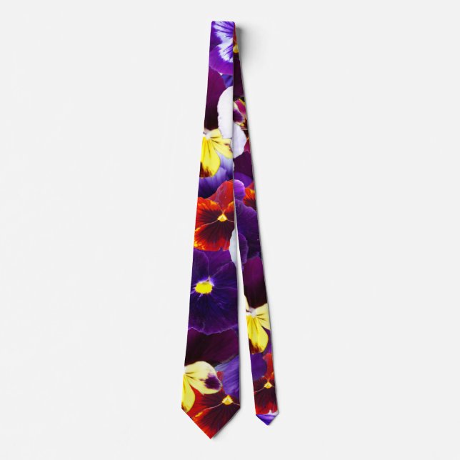 Pansy Celebration, Tie (Front)