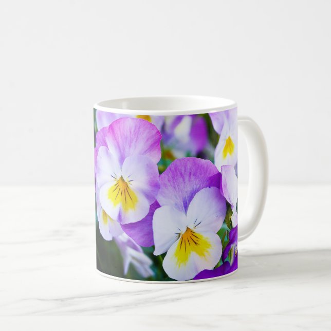 Pansy Coffee Mug (Front Right)