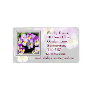 Pansy Display ~ Label # 3