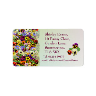 Pansy Display ~ Label # 6