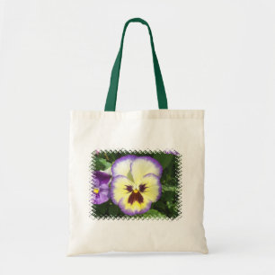 Pansy Flower Pictures Small Canvas Tote Bag