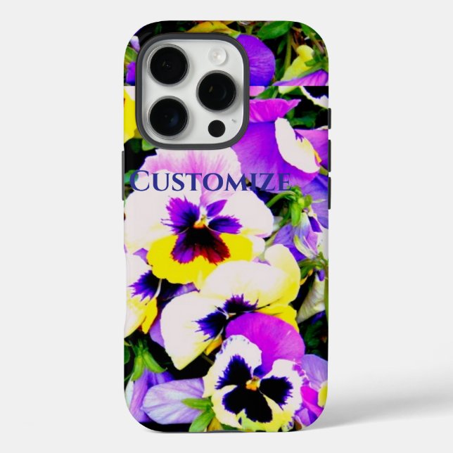 pansy flowers Case-Mate iPhone case (Back)
