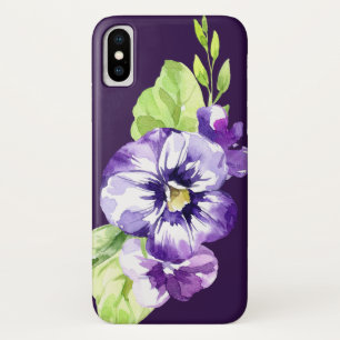 Pansy Flowers iPhone / iPad case