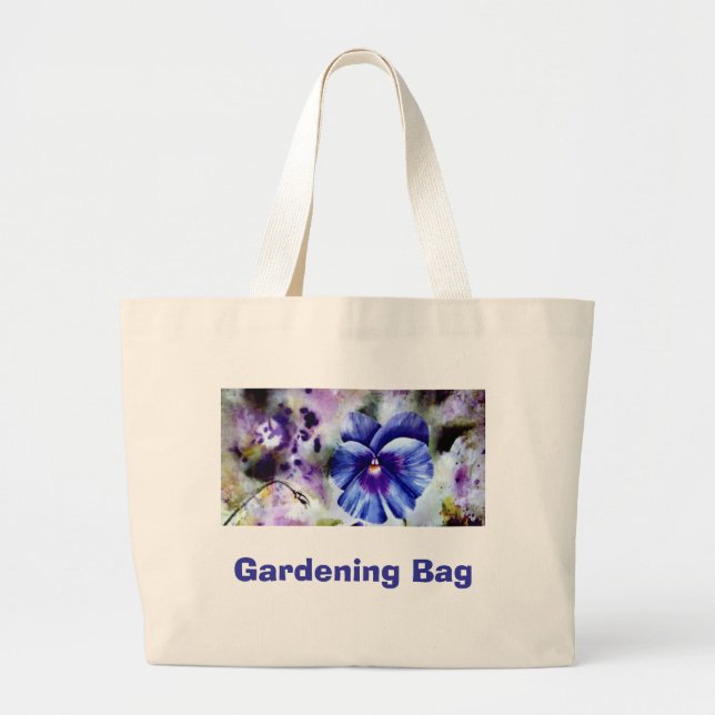 Pansy, Gardening Bag (Front)