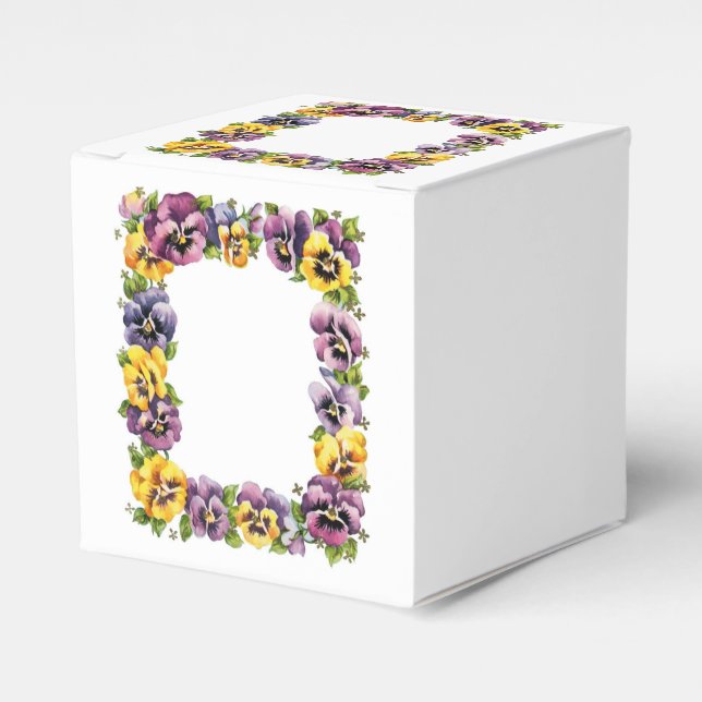 Pansy Gift Box (Front Side)