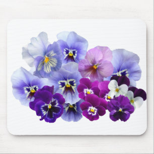 Pansy Isolated Violet Nature Flower Violet Family. Mouse Mat