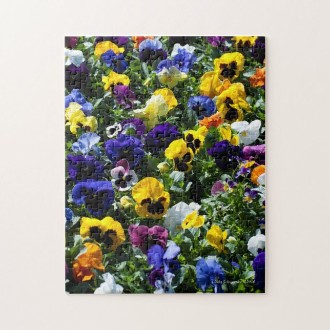 Pansy Lovers Puzzle (Vertical)