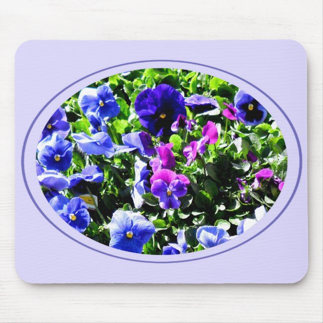 Pansy Mouse Mat (Front)