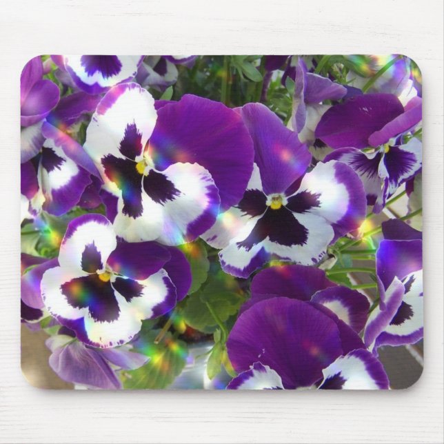 Pansy Mouse Pad (Front)