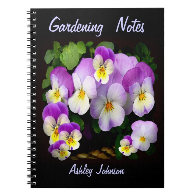 Pansy  ~ Note Book (Front)