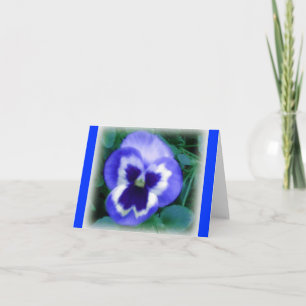 Pansy Note Card