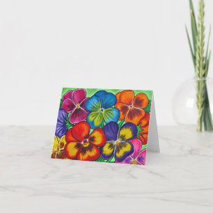 Pansy Parade Note Card