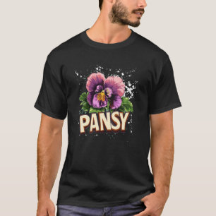 Pansy Plants Costume for Wildflowers and Gardening T-Shirt