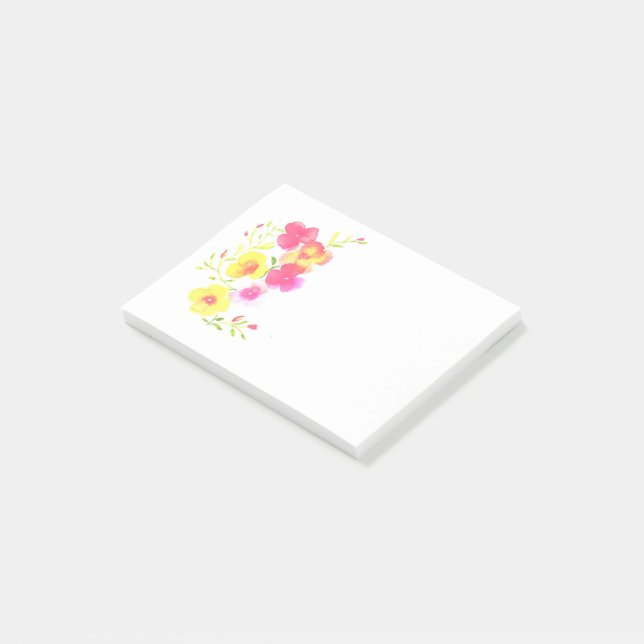 Pansy Post-it Notes (Angled)
