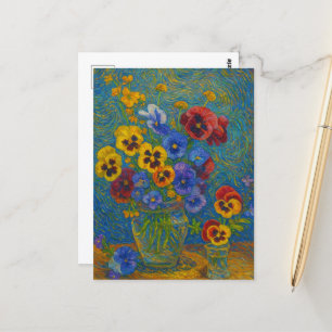 Pansy Postcard