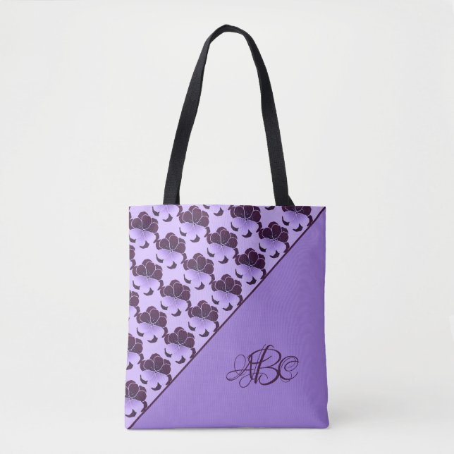 Pansy Power Tote Bag (Front)